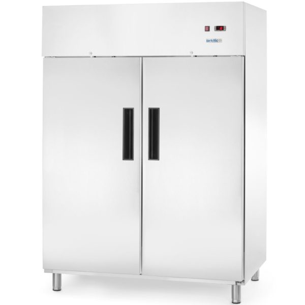 Aukstuma skapis, 2 durvju ledusskapis, 8 plaukti, TĒRAUDS, GN 2/1, 1054 l, 600 W