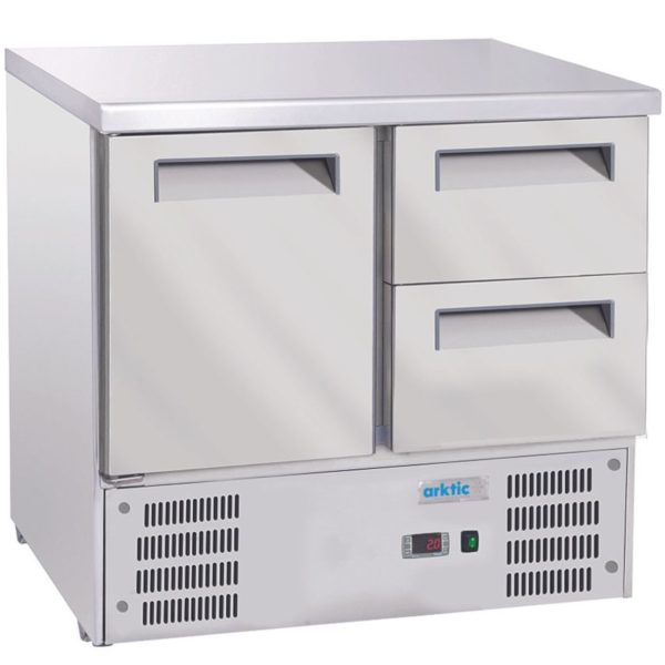 Aukstuma galds 1 nodalījums 2 atvilktnes GN 1/1 247 l 143 W