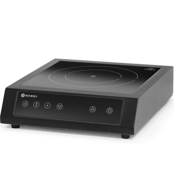 Pārnēsājama indukcijas plīts, regulējama, 1 sildīšanas zona, diametrs 28 cm, 3500 W