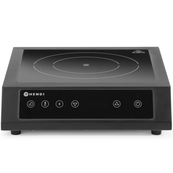 Pārnēsājama indukcijas plīts, regulējama, 1 sildīšanas zona, diametrs 28 cm, 3500 W