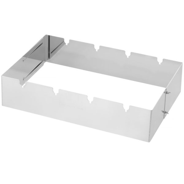 Taisnstūra Churrasco iesma grila uzgalis 530x350x117 mm