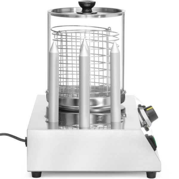 Hotdogu maizīšu sildītājs ar 4 iesmiem 550 W