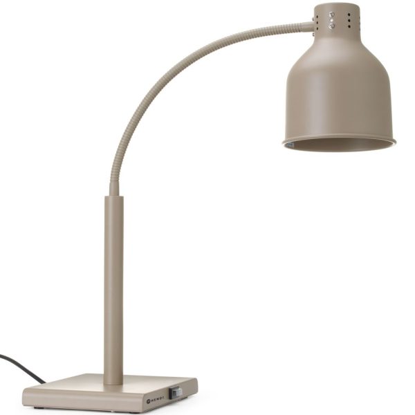 Elastīga galda lampa ēdiena sildīšanai 250 W - bēša