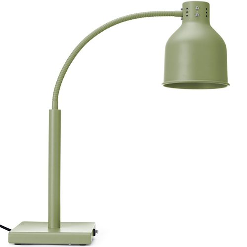 273746-1-hendi-lampa-grzewcza-stolowa-do-podgrzewania-hurtownia-dropshipping.jpg Elastīga galda lampa ēdiena sildīšanai 250 W - zaļa