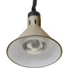 Koniska piekarināma ēdiena sildīšanas lampa, diametrs 275 mm, 250 W - bēša