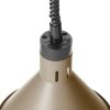 Koniska piekarināma ēdiena sildīšanas lampa, diametrs 275 mm, 250 W - bēša