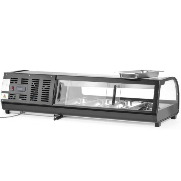 Aukstuma vitrīna suši 4x GN 1/3 LED 0-12 C 190 W
