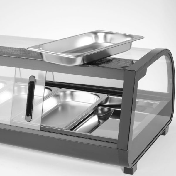 Aukstuma vitrīna suši 4x GN 1/3 LED 0-12 C 190 W