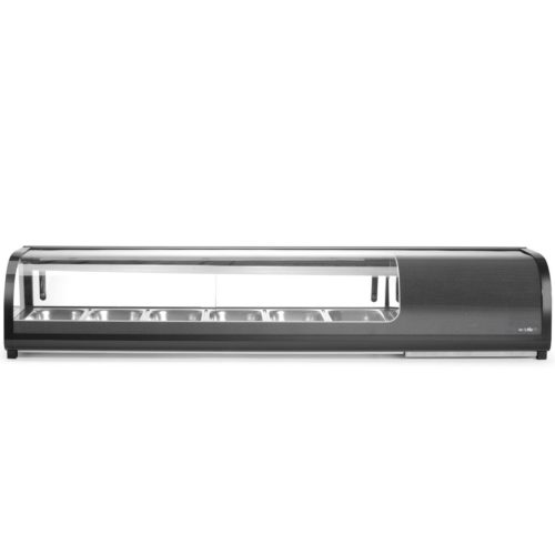 274088-1-hendi-witryna-chlodnicza-do-sushi-4x-gn-1-3-hurtownia-dropshipping.jpg Aukstuma vitrīna suši 6x GN 1/3 LED 0-12 C 190 W