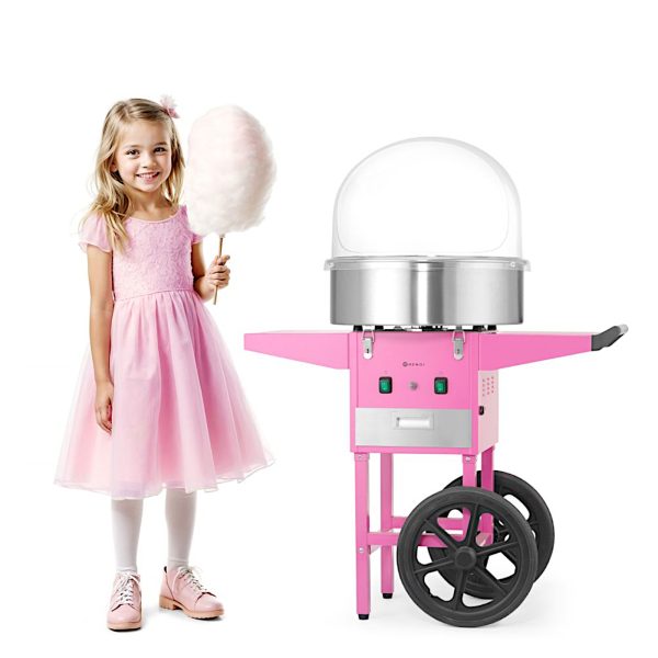 Cukurvates gatavotājs ar ratiņiem uz riteņiem bez vāka 1130 W - rozā