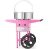 Cukurvates gatavotājs ar ratiņiem uz riteņiem bez vāka 1130 W - rozā