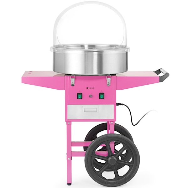 Cukurvates gatavotājs ar ratiņiem uz riteņiem bez vāka 1130 W - rozā