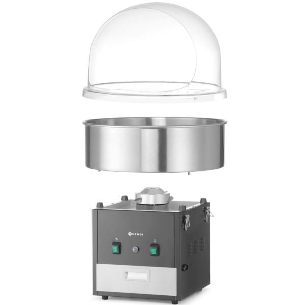 282816-6-hendi-maszyna-urzadzenie-do-waty-cukrowej-hurtownia-dropshipping.jpg Cukurvates gatavotājs bez vāka 52 cm 1130 W - melns