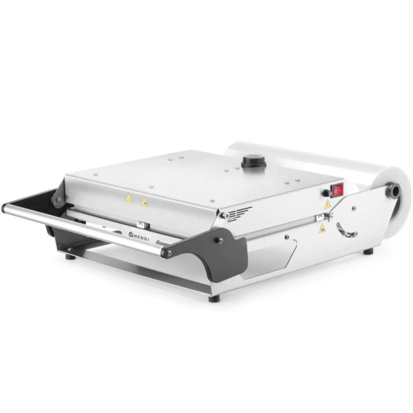 DUĀLAIS pusdienu kastīšu paplāšu aizlīmētājs, 2 matricas, PE, 1400 W