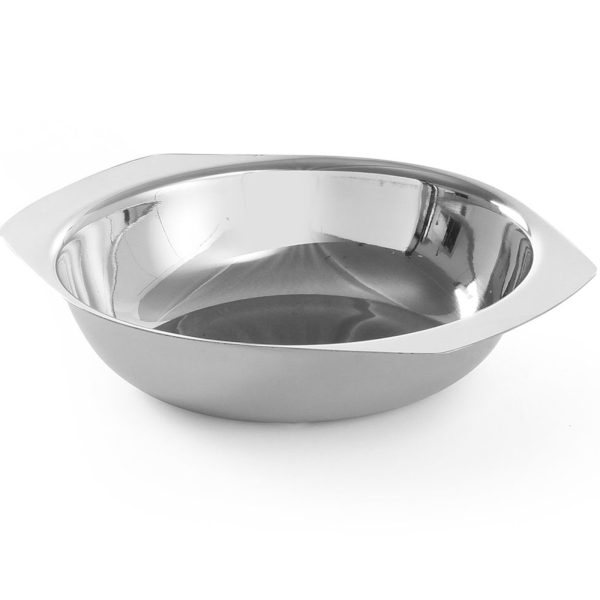 Tērauda bļoda dārzeņiem un salātiem, diametrs 120 x 30 mm