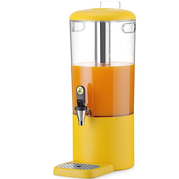 Dzesēšanas dozators sulām un dzērieniem UNIQ 8 l - dzeltens