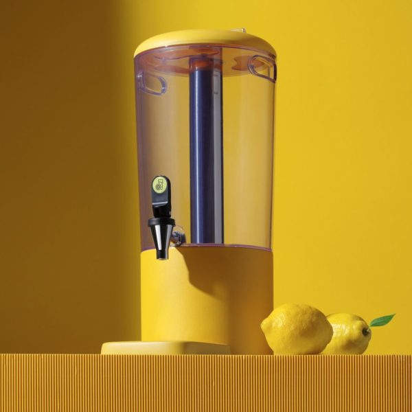 Dzesēšanas dozators sulām un dzērieniem UNIQ 8 l - dzeltens