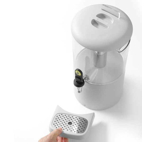 425046-6-hendi-dyspenser-dozownik-chlodzacy-hurtownia-dropshipping.jpg Dzesēšanas dozators sulām un dzērieniem UNIQ 4 l - balts