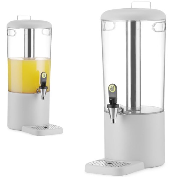 425053-1-hendi-dyspenser-dozownik-chlodzacy-hurtownia-dropshipping.jpg Dzesēšanas dozators sulām un dzērieniem UNIQ 8 l - balts