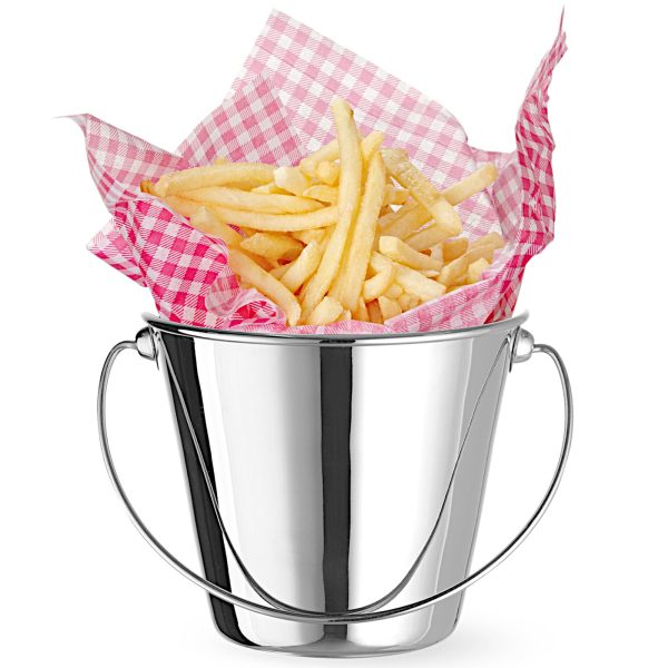 425732-4-hendi-mini-wiaderko-do-serwowania-hurtownia-dropshipping.jpg Mini tērauda spainis ar rokturi uzkodu pasniegšanai, diametrs 130x110 mm