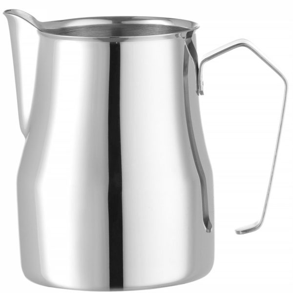 Krūze un krūze piena putošanai, nerūsējošā tērauda, 0,7 l, diametrs 84 mm