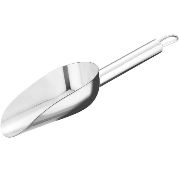 Bārmeņa tērauda ledus kausiņa ar pakaramo 0,36 l