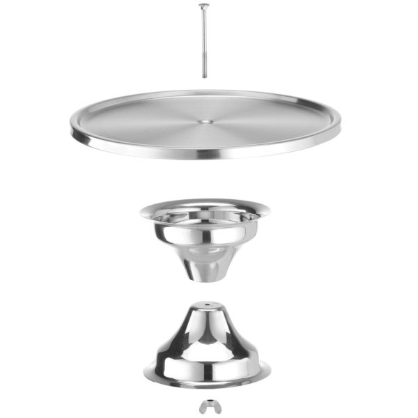 Tērauda kūku stends, diametrs 322x175 mm