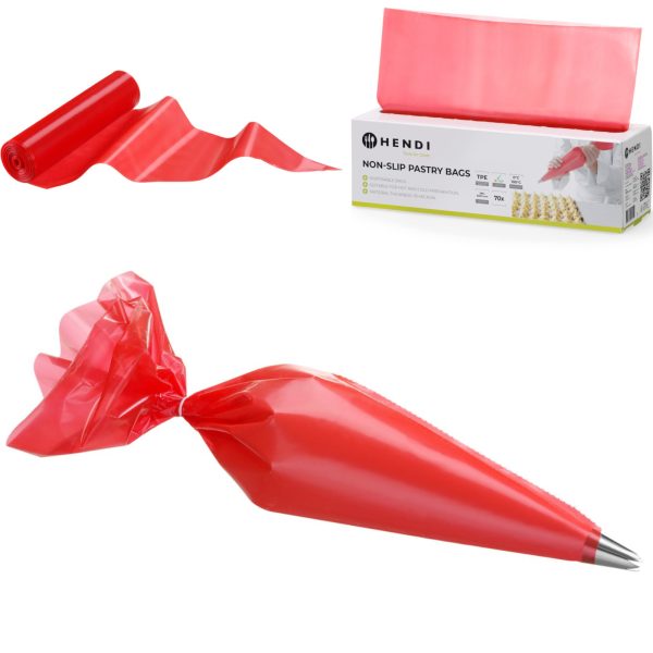 Folijas konditorejas maisiņi konditorejas izstrādājumiem un dekorēšanai 520 x 280 mm - 70 gab. rullis.