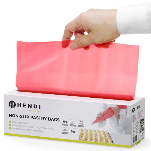 Folijas konditorejas maisiņi konditorejas izstrādājumiem un dekorēšanai 520 x 280 mm - 70 gab. rullis.