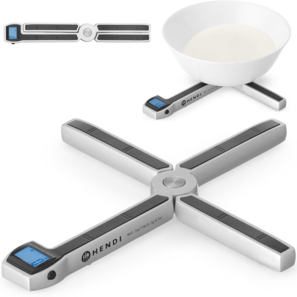 Salokāms virtuves svari ēdināšanas vajadzībām līdz 5 kg LCD