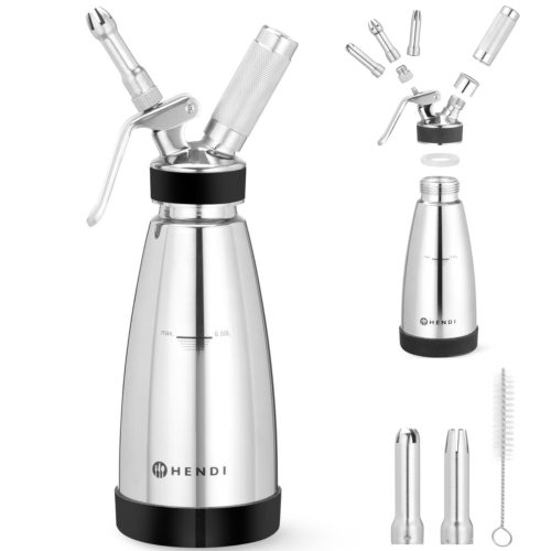 Termosifons karstām un aukstām mērcēm, 3 uzgaļi, 0,5 l, diametrs 95x275 mm