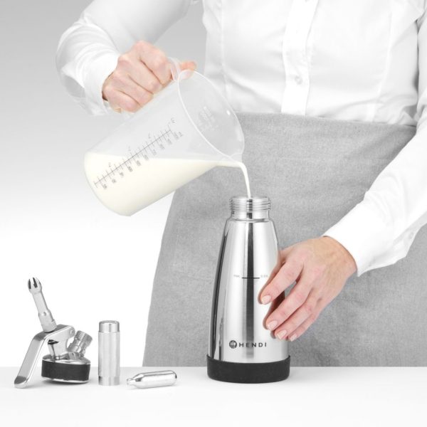 Termosifons karstām un aukstām mērcēm, 3 uzgaļi, 0,5 l, diametrs 95x275 mm