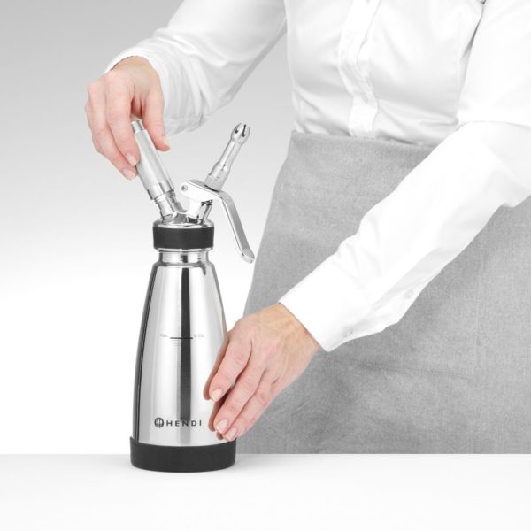 Termosifons karstām un aukstām mērcēm, 3 uzgaļi, 0,5 l, diametrs 95x275 mm