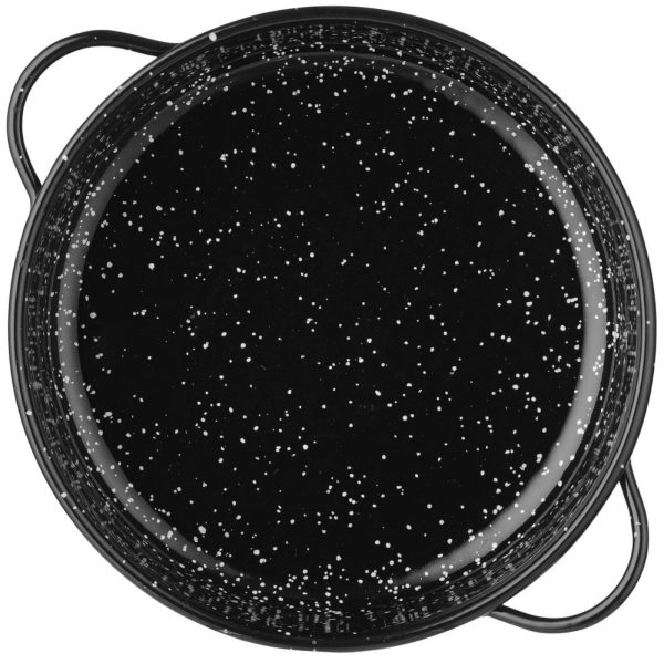 Apaļa emaljēta cepšanas panna ar rokturiem, diametrs 200x45 mm