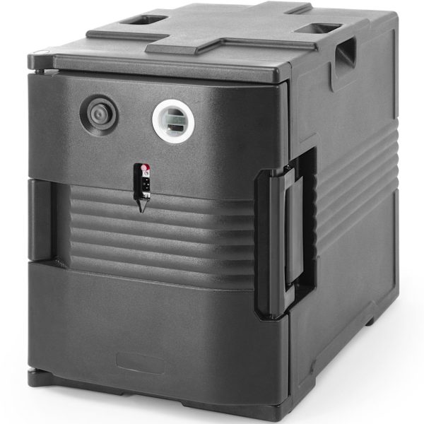 Izolēts ēdināšanas konteiners ar apsildi GN 1/1 konteineriem 200 W