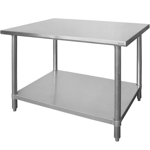 812440-1-hendi-stol-centralny-z-polka-skrecany-budget-hurtownia-dropshipping.jpg Budget Line pieskrūvējams centrālais galds ar plauktu - 100x60x85 cm