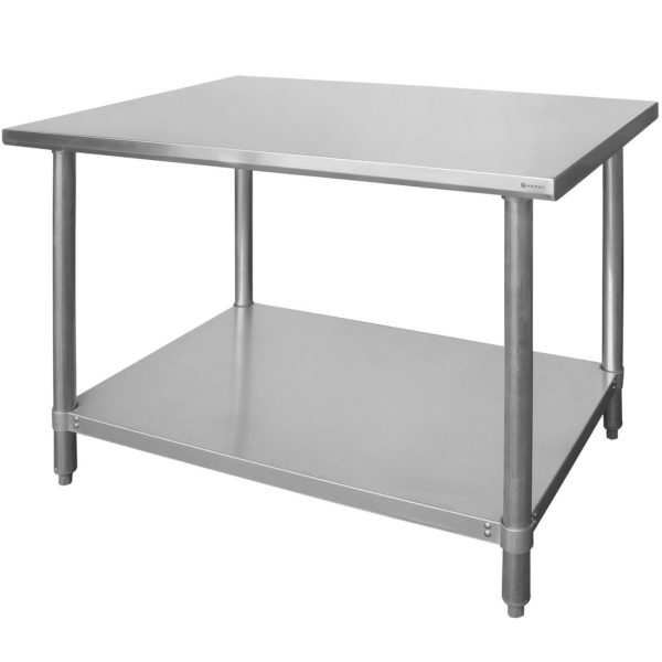 812464-1-hendi-stol-centralny-z-polka-skrecany-budget-hurtownia-dropshipping.jpg Budget Line pieskrūvējams centrālais galds ar plauktu - 140x60x85 cm