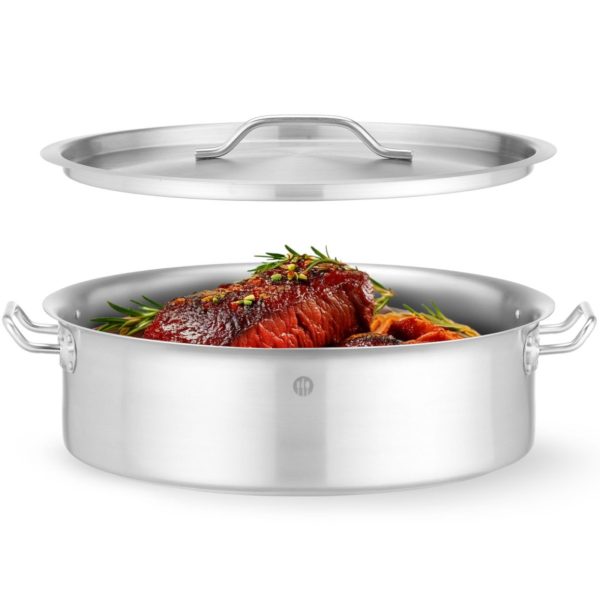 Budget Line zemais katls ar vāku 15,8 l, diametrs 380x139 mm