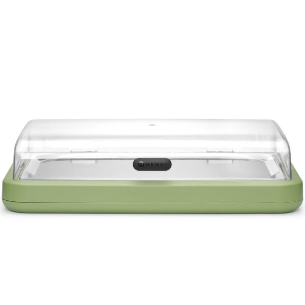 Vitrīna ar dzesēšanas ieliktni UNIQ GN 1/1 - zaļa