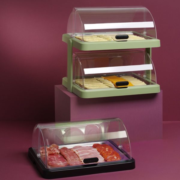 871973-5-hendi-witrynka-chlodzaca-podwojna-bufetowa-hurtownia-dropshipping.jpg Duo UNIQ dubultā bufetes tipa dzesēšanas vitrīna ar rullējamu vāku - zaļa