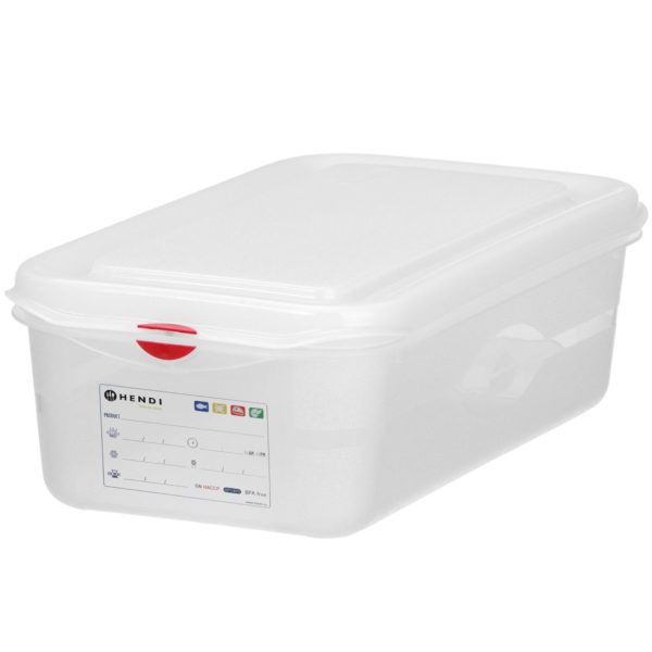 873236-1-hendi-pojemnik-gn-1-3-z-etykieta-pokrywka-4-l-hurtownia-dropshipping.jpg Pārtikas trauks GN 1/3 ar etiķeti un vāku 4 l 325x176x100 mm