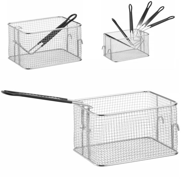 Elektriskās fritēšanas grozs ar rokturi 4 l 208x140x125 mm