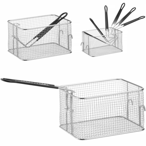 Elektriskās fritēšanas grozs ar rokturi 8 l 238x190x140 mm