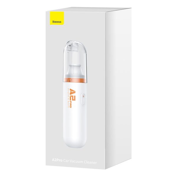 Baseus A2 PRO 80W bezvadu automašīnas putekļsūcējs - balts