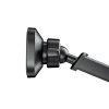 Magnētiskais automašīnas telefona turētājs ar teleskopisku sviru, melns