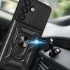 1029072-3-pancerne-etui-z-podstawka-oslona-aparatu-na-motoro-hurtel-hurtownia-dropshipping-1.jpg Bruņots maciņš ar statīvu un kameras pārsegu Motorola Moto G05 4G / E15 4G Hybrid Armor Camshield - melns