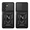 1029072-7-pancerne-etui-z-podstawka-oslona-aparatu-na-motoro-hurtel-hurtownia-dropshipping-1.jpg Bruņots maciņš ar statīvu un kameras pārsegu Motorola Moto G05 4G / E15 4G Hybrid Armor Camshield - melns