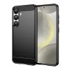 Elastīgs silikona maciņš Xiaomi Redmi Note 14 Pro 4G Carbon vāciņam - melns