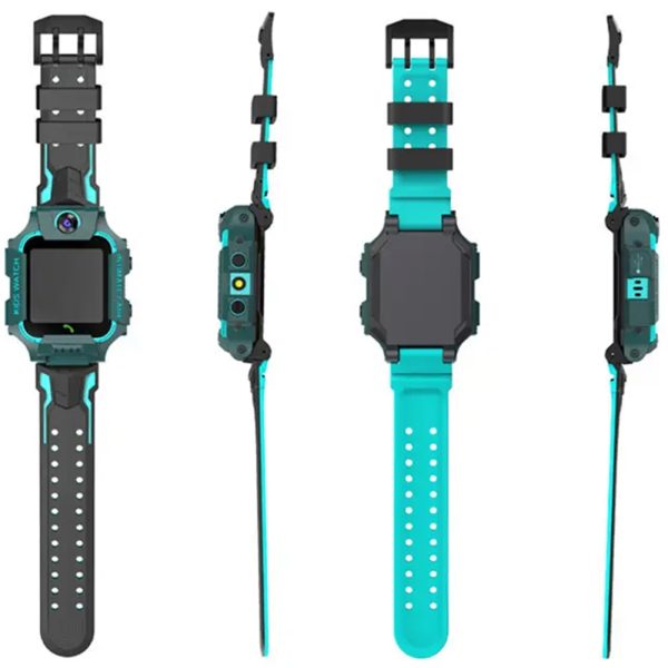 1029678-2-smartwatch-zegarek-dla-dzieci-na-karte-sim-lokaliz-retoo-hurtownia-dropshipping-1.jpg Viedpulkstenis bērniem ar SIM karti, GPS atrašanās vietu, SOS kameru, lukturīti - zaļš un melns