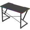 Spēļu galds spēlētājiem LED RGB HERO 1.7 120x60cm - melns